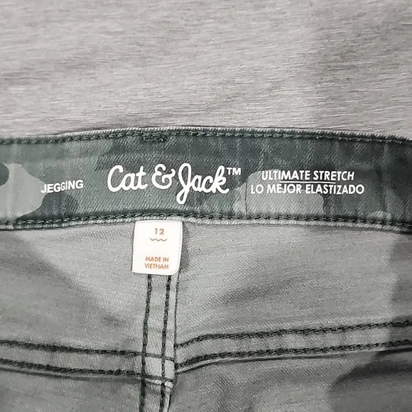 Girls #cat&jack #camouflage #jegging size 12 - Picture 6 of 10